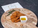 Escalope de poulet panée