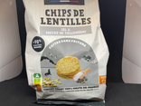 Chips de lentilles sel & poivre de Tellicherry