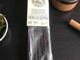 Linguine à l'encre de seiche
