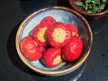 Piments doux farcis au thon