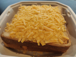 Croque au saumon frais et cheddar
