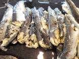 Anchois marinés à l'ail (barquette de 200g)