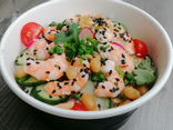 Poke bowl aux crevettes