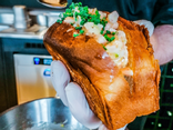 Shrimp roll - Sandwich chaud aux crevettes