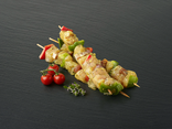 Brochette de poulet thym citron