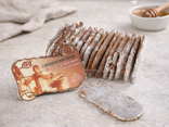 Langues de pain d’épices glacées