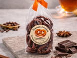 Bretzels enrobés de chocolat