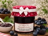 Confiture Ferber - Mûre et myrtilles des jardins d'Alsace