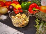 Salade quinoa, boulghour, amandes & brebis