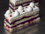 Layer cake fruits rouges - la part