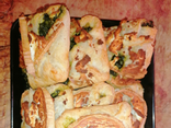 Feuilleté chèvre épinard
