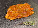 Côte de porc marinée à l'indienne