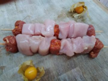 Brochette de poulet à la basquaise