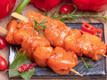 Brochette de Poulet à la tomate et au basilic