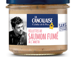 Rillettes de saumon fumé la Cancalaise