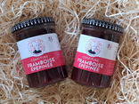 Confiture de framboise épépinée