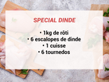 Spécial dinde - À commander 24h à l'avance