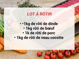 Lot Rôti - À commander 24h à l'avance