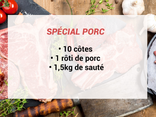 Spécial Porc - À commander 24h à l'avance