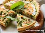 Quiche saumon épinards