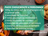 Pack choucroute 4 personnes