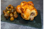 Poulet rôti et pommes de terre