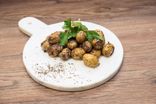 Pommes de terre grenailles champignons et truffes