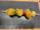 Brochette de poulet marinade thym citron