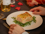 Lasagne Pistacchio Salmone