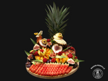 Corbeille de fruits découpés (4 personnes)