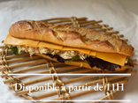 Sandwich poulet cheddar et sauce curry
