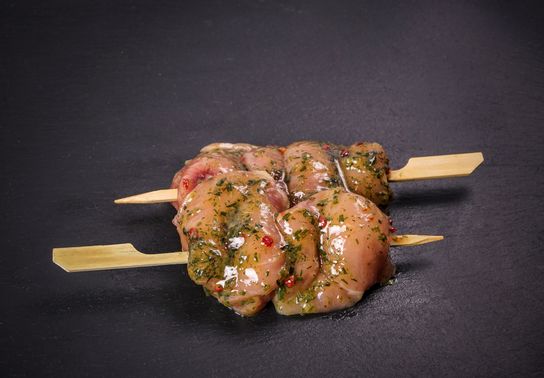 Brochette de filet de caille à la provençale