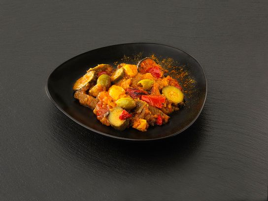 Tajine d'agneau aux amandes et aux épices