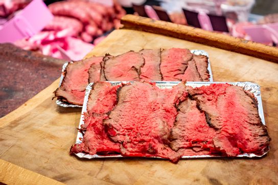 Assiette rôti bœuf cuit - 100 g