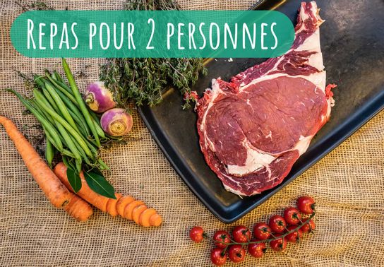 Repas Entrecôte pour 2 personnes