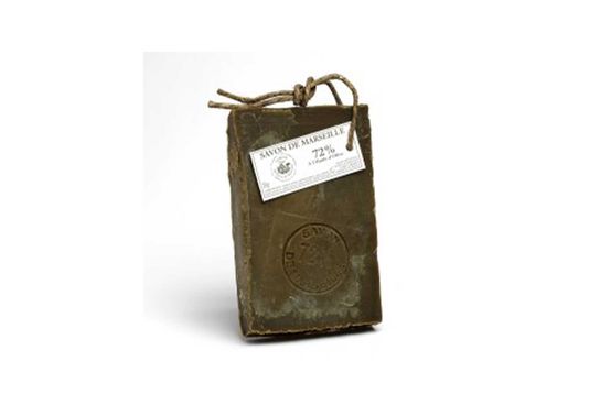 Savon de Marseille - Tranche grand modèle olive 40-40-20