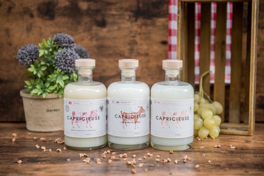 Capricieuse - Alcool berry liqueur - Lait de vache et caramel fleur de sel