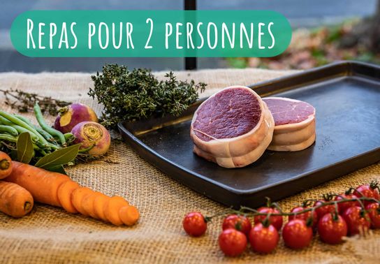 Repas Tournedos pour 2 personnes