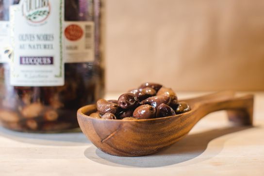 Olives noires au naturel "Lucques"