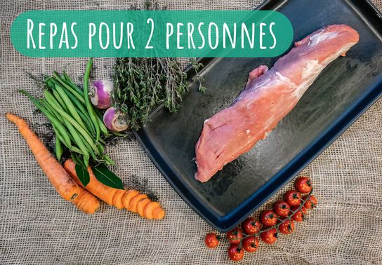 Repas Filet Mignon de porc pour 2 personnes