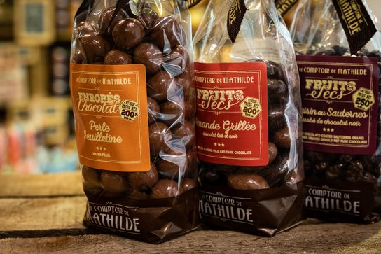 Amandes grillées noir et lait