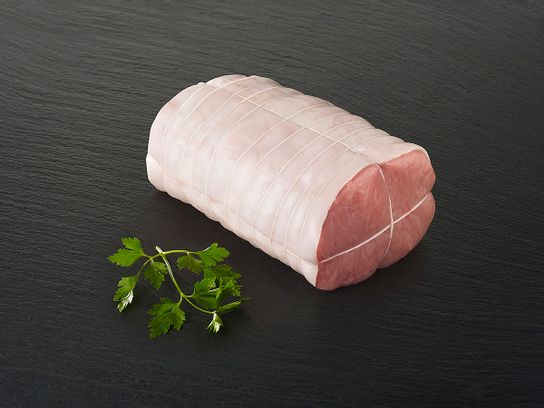 Rôti de porc à l'ail cuit maison