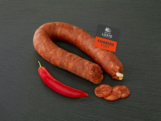 Chorizo fort en collier