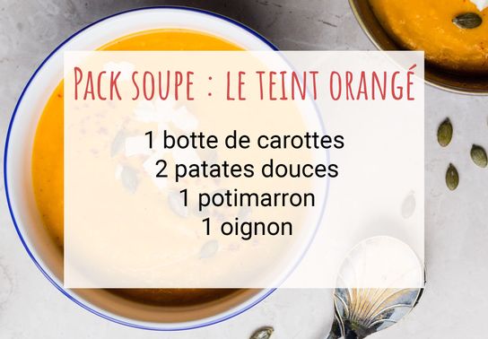 Pack Soupe : Le teint orangé