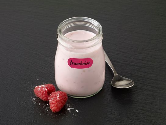 Yaourt framboise au lait entier