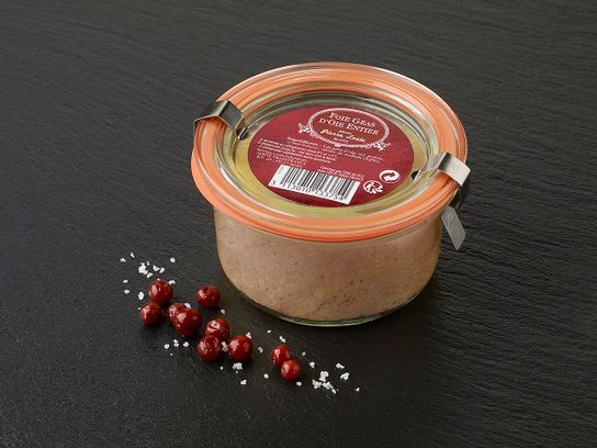 Bocal de Foie gras canard entier mi-cuit à l'ancienne