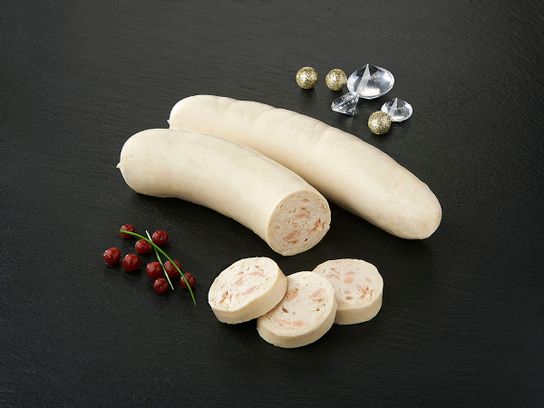 Boudin blanc au foie de canard