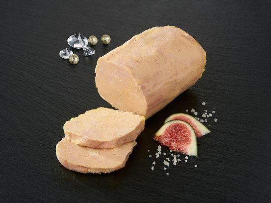 Foie gras de canard entier cuit au torchon à l'ancienne