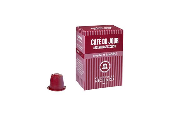 Assemblage Café du jour capsules compatibles Nespresso® x10
