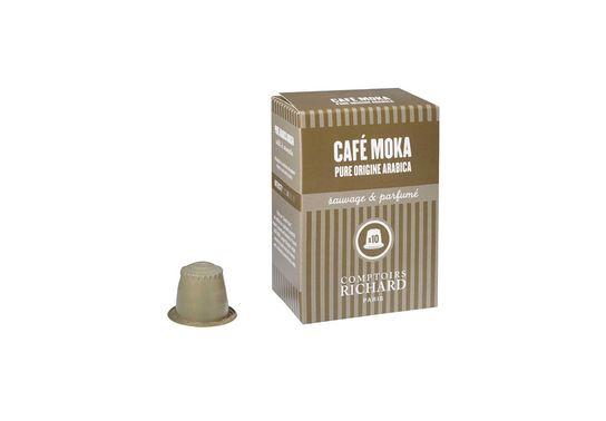 Café Moka capsules compatibles Nespresso® x10